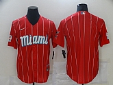 Marlins Blank Red 2021 City Connect Cool Base Jersey,baseball caps,new era cap wholesale,wholesale hats